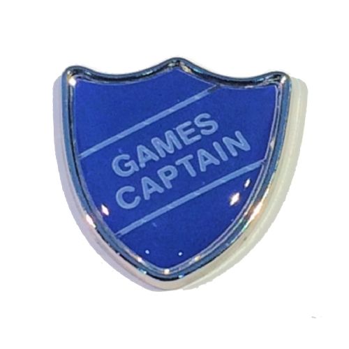 GAMES CAPTAIN shield badge